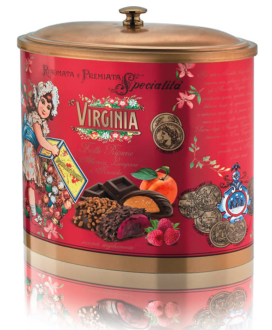 Virginia - Latta Ovale - Nocciola, Albicocca e Lampone - 200g