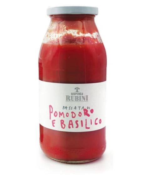 Dispensa Rubini - Passata di Pomodoro e Basilico - 500g