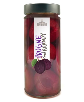 Dispensa Rubini - Plums With Brandy - 580g