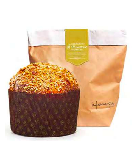 Infermentum - Panettone Fichi, Mele e Noci - 1000g