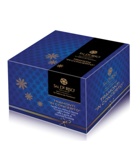 Shop online Sal de Riso Christmas Cake tramonti with coffee, best price italian panettone on-line sales