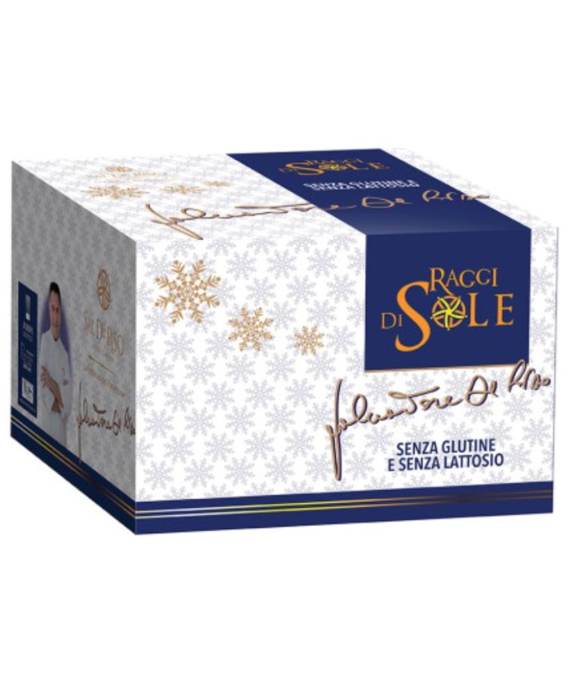 Sal de Riso - Panettone al Cioccolato e Arancia Senza Glutine e Lattosio - 500g