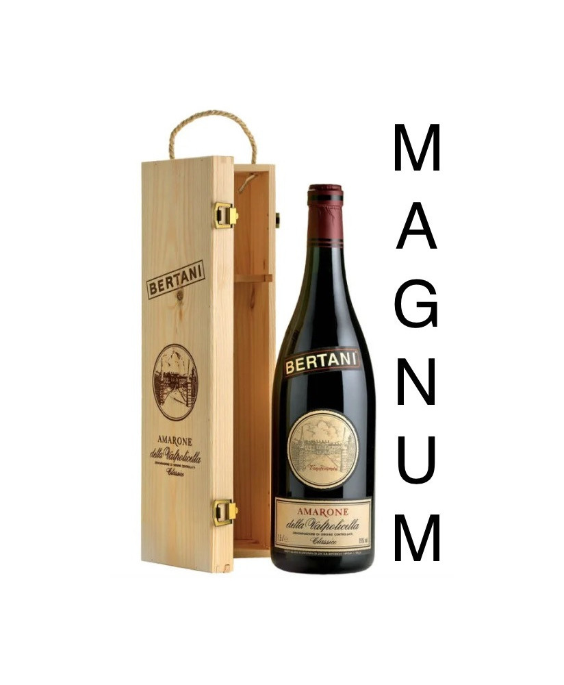 Bertani - Amarone Classico della Valpolicella 2015 - DOCG - Magnum - Wood Gift Box - 150cl