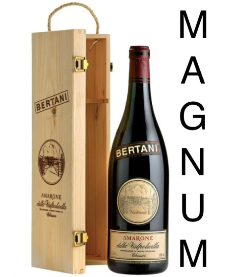 Bertani - Amarone Classico della Valpolicella 2015 - DOCG - Magnum - Wood Gift Box - 150cl