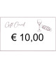 Gift Card € 10,00