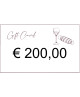 Gift Card € 200,00