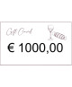 Gift Card € 1000,00