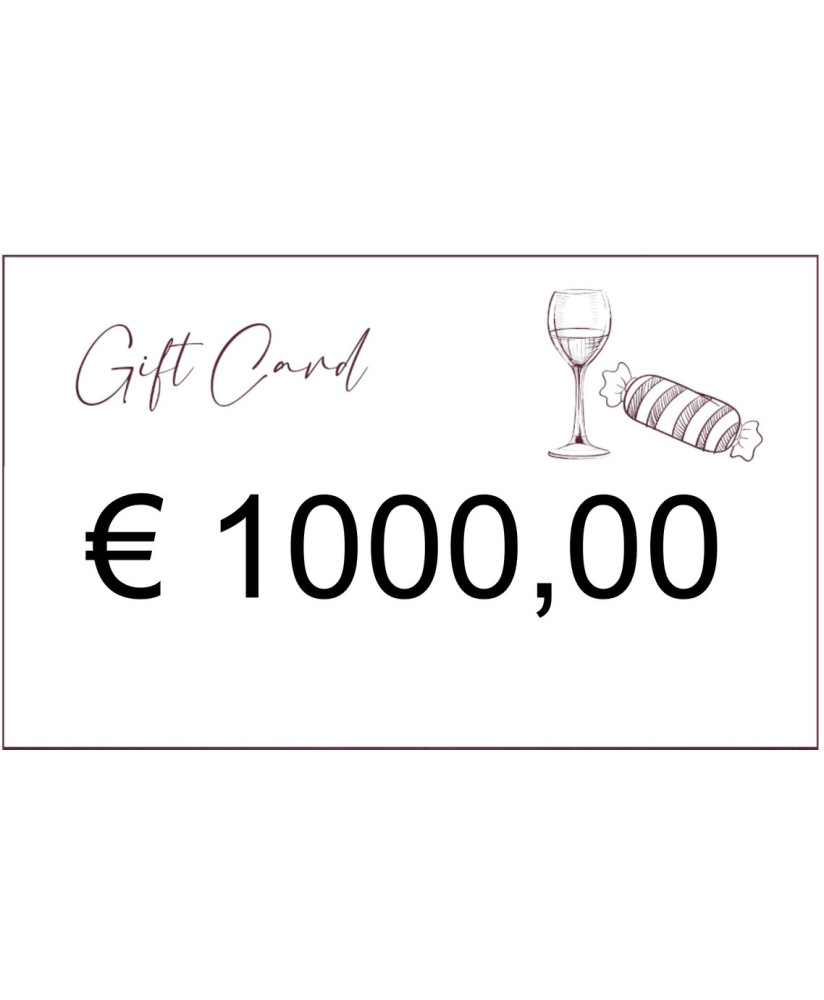 Gift Card Corso101 € 1000 - regala un buono acquisto voucher | corso101