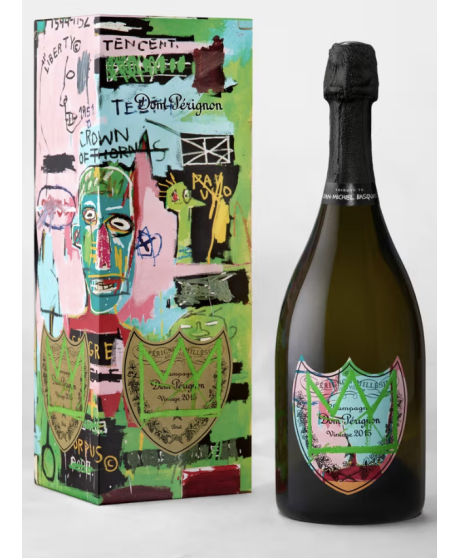 Dom Pérignon - Vintage 2015 - Special Edition Tribute to Jean-Michel Basquiat - Colore Verde - Champagne Astucciato - 75cl