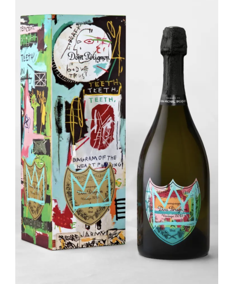 Dom Pérignon - Vintage 2015 - Special Edition Tribute to Jean-Michel Basquiat - Colore Blu - Champagne Astucciato - 75cl