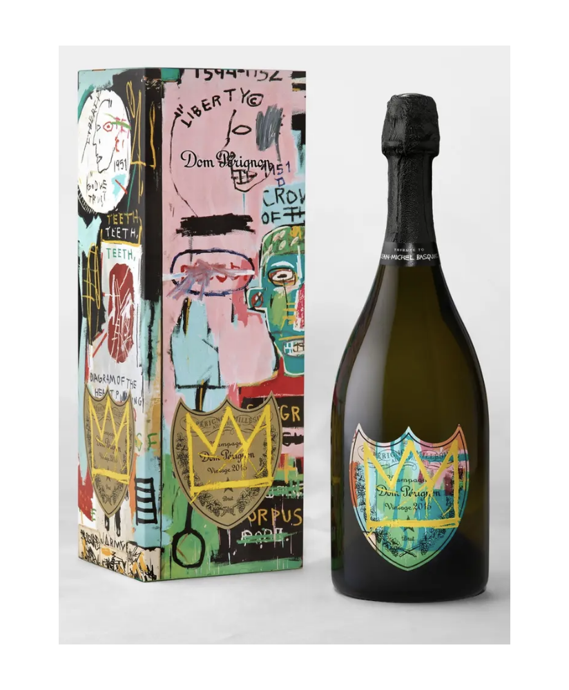 Dom Pérignon - Vintage 2015 - Special Edition Tribute to Jean-Michel Basquiat - Colore Giallo - Champagne Astucciato - 75