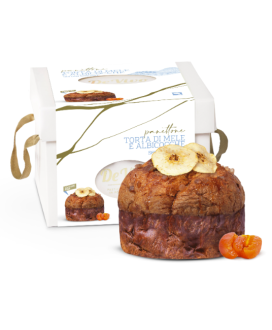 De Vivo - Panettone Torta di Mele e albicocche senza lattosio - 1000g