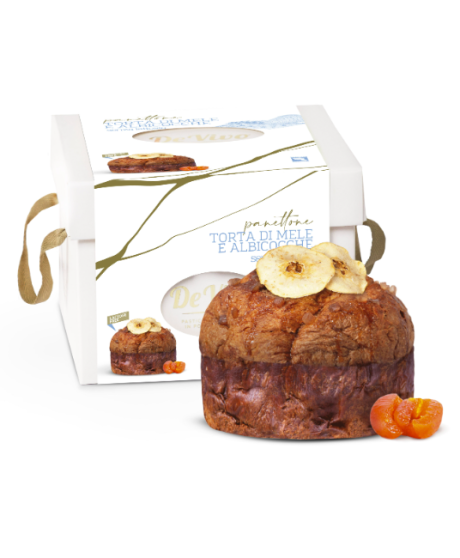 De Vivo - Panettone Apple and Apricot Cake without lactose - 1000g