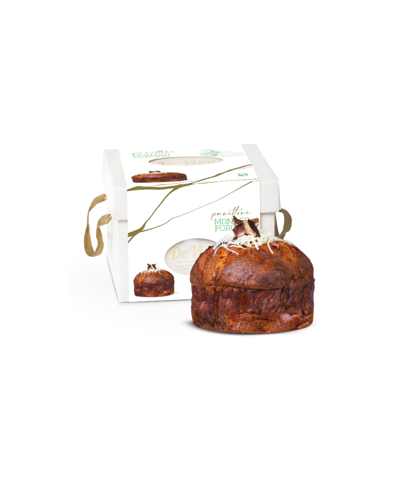 De Vivo - Panettone Salato Provolone e Porcini - Panmonacoporcino - 700g