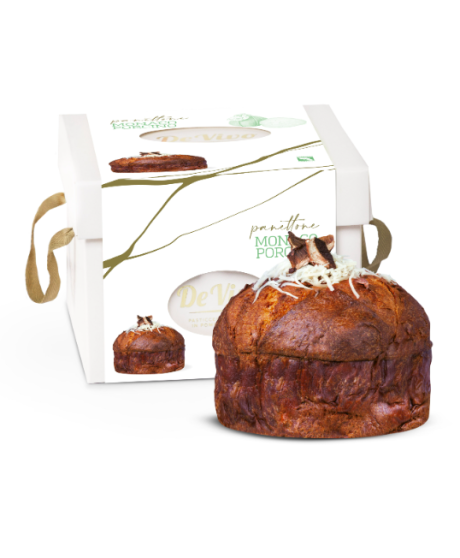 De Vivo - Panettone Salato Provolone e Porcini - Panmonacoporcino - 700g