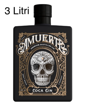 Amuerte - Peruvian Coca Leaf Gin - Black Edition - Jeroboam - 3 Liters - 300cl