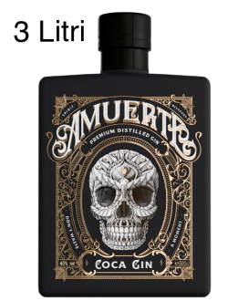 Amuerte - Peruvian Coca Leaf Gin - Black Edition - Jeroboam - 3 Litri - 300cl