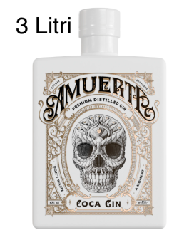 Amuerte - Peruvian Coca Leaf Gin - White Edition - Jeroboam - 3 Liters - 300cl