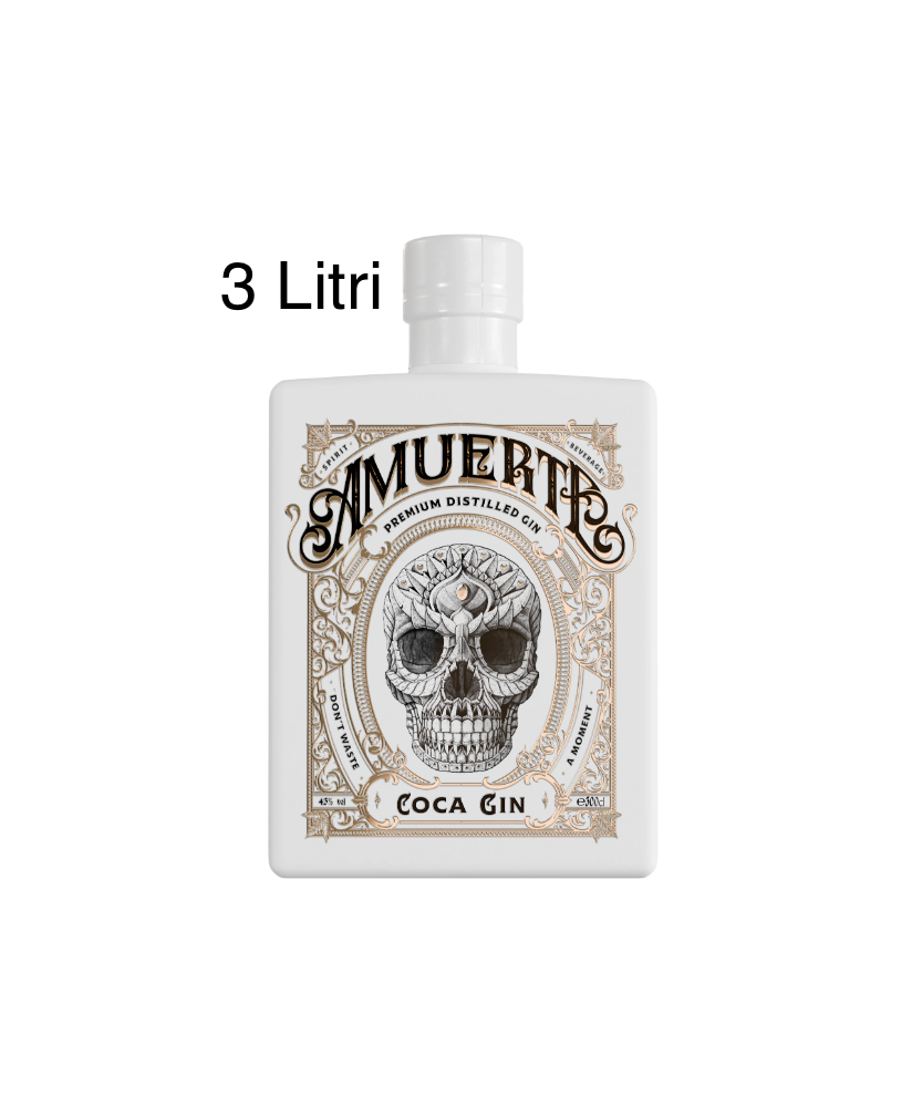 Amuerte - Peruvian Coca Leaf Gin - White Edition - Jeroboam - 3 Liters - 300cl