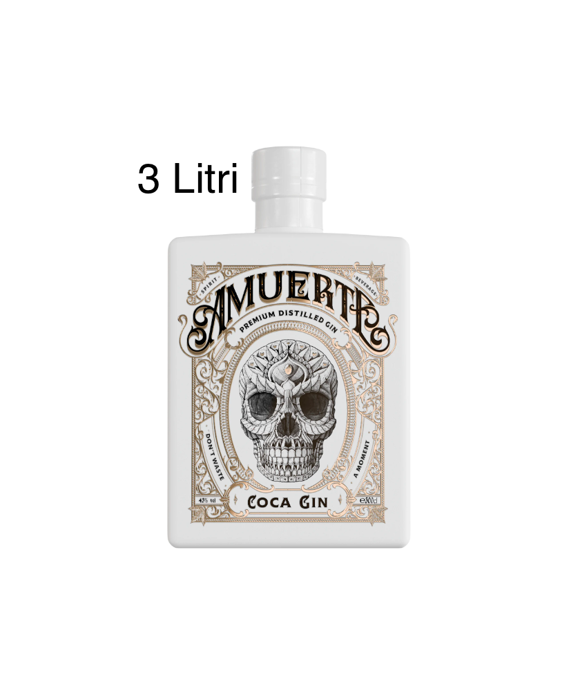 Amuerte - Peruvian Coca Leaf Gin - White Edition - Jeroboam - 3 Litri - 300cl