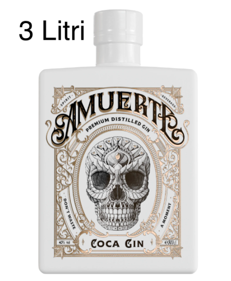 Amuerte - Peruvian Coca Leaf Gin - White Edition - Jeroboam - 3 Liters - 300cl