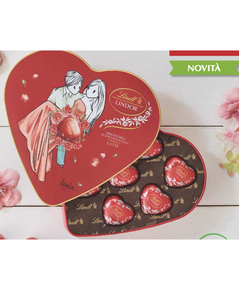 Lindt Charlotte Virgola box for Valentine's Day shop online |corso101