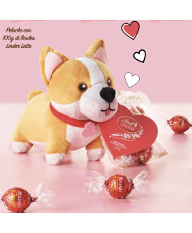 Lindt - Corgi Plush - Lindor Milk - 100g