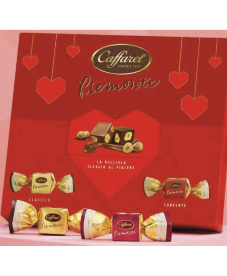 Caffarel - Scatola Cartoncino - Piemonte Assortiti - San Valentino - 200G