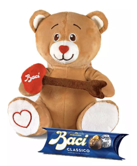 Online sales cuddly Valentine Panda Peluches Baci Perugina Italian, at the best price. Shop Perugina packs.