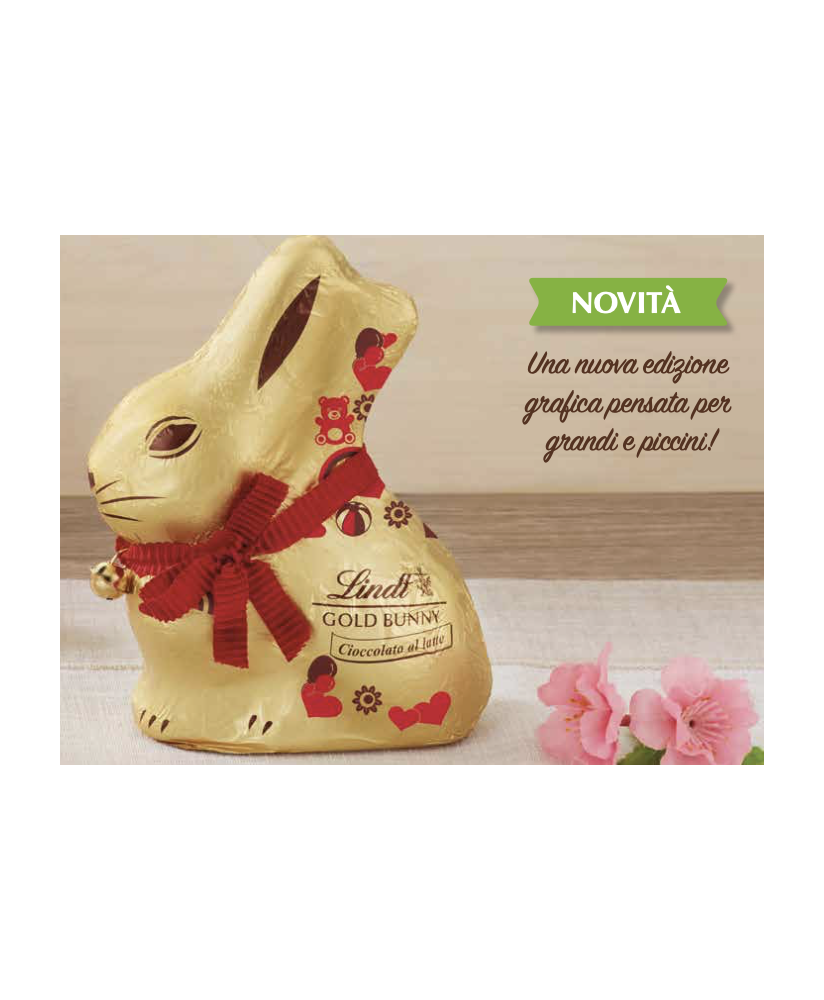 Lindt - Gold Bunny - Cioccolato al Latte - Linea Affetto - 200g