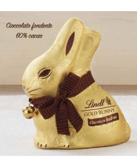 Vendita online Coniglietti Gold Bunny di Pasqua Lindt & Sprüngli fondenti (SCONTO 10%). Shop on line Coniglietto di cioccolato f