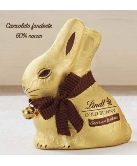 Vendita online Coniglietti Gold Bunny di Pasqua Lindt & Sprüngli fondenti (SCONTO 10%). Shop on line Coniglietto di cioccolato f