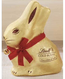 Vendita online Coniglietti Gold Bunny di Pasqua Lindt & Sprüngli al Latte (SCONTO 10%). Shop on line Coniglietto di cioccolato a