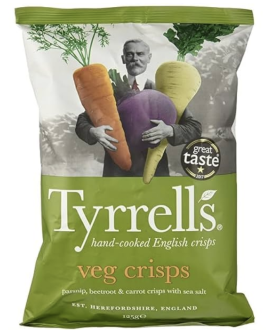 Tyrrells - Chips Vegetable Roots - 125g