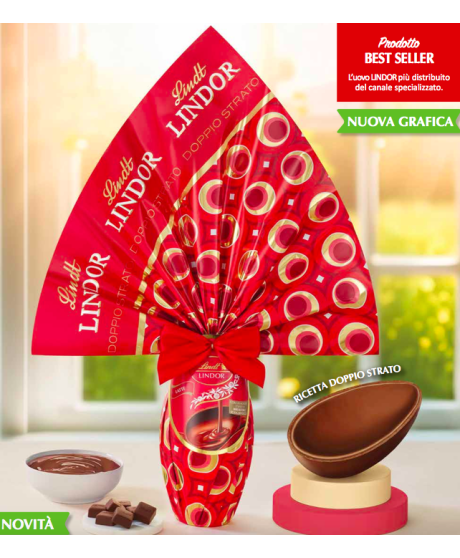 Vendita online Uovo di Pasqua Lindor al Latte Rosso Lindt & Sprüngli (SCONTO 10%). Shop on line uova di cioccolato al latte Lind