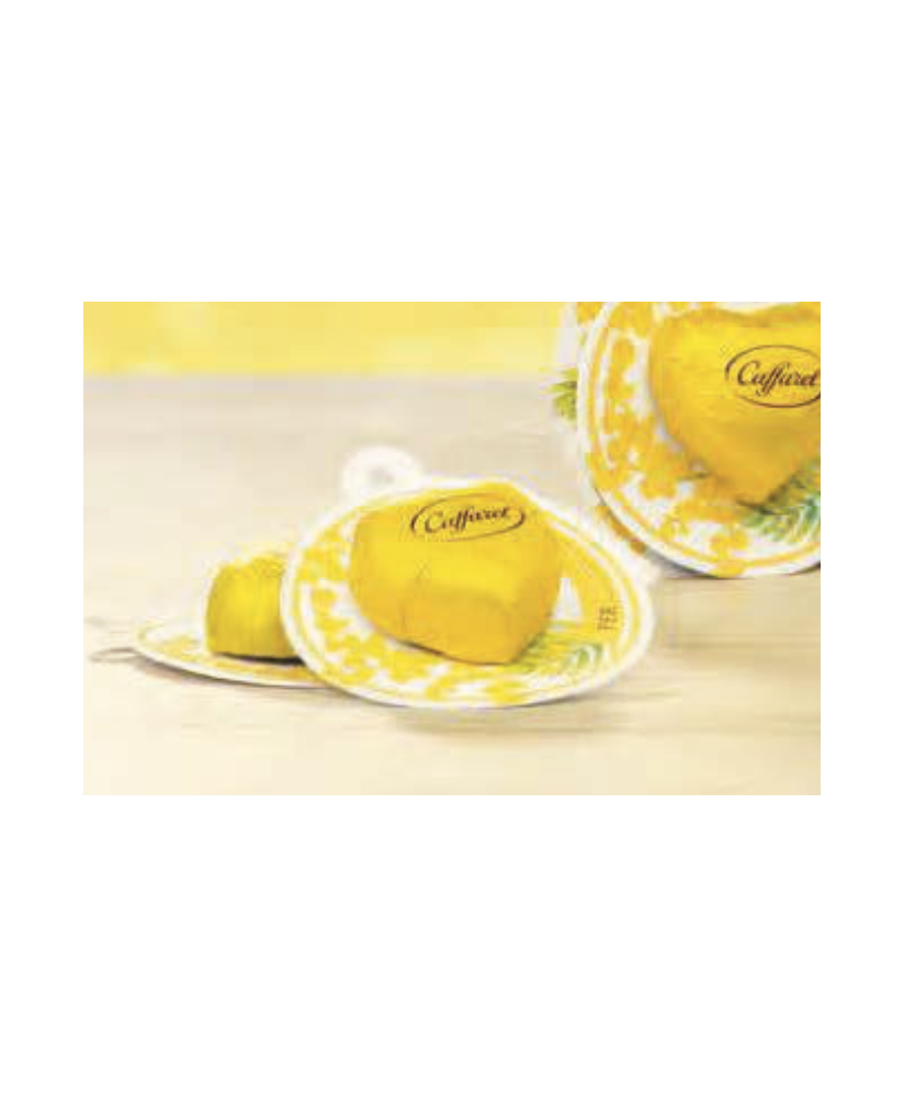 Sale online gift boxes women's day Caffarel chocolates, yellow hearts. Shop packs Caffarel