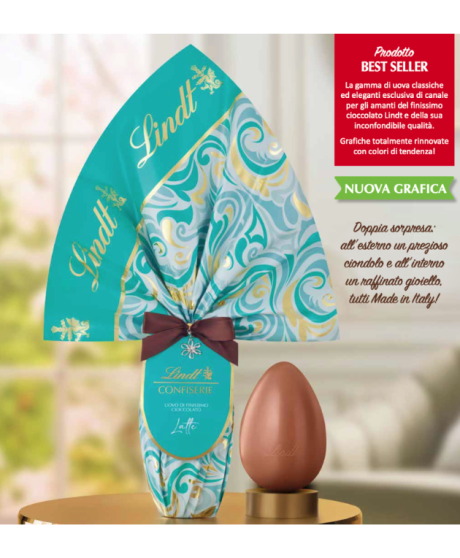 Sale online Easter Egg 2025 Lindt & Sprüngli milk and dark line Patisserie (10% discount). Shop online eggs milk chocolate Lindt