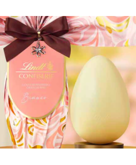 Vendita online Uovo di Pasqua di Cioccolato Bianco con sorprese da bambini Lindt & Sprüngli linea Lella con Allegre Sor