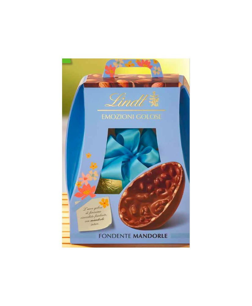 Vendita online e prezzo Uovo di Pasqua novità 2025 Lindt & Sprüngli cioccolato fondente con nocciole intere, SCONTO 10%