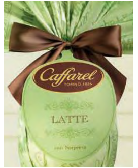 Vendita online Uova Caffarel al latte con sorprese firmate. Shop on line uovo Caffarel per adulti al latte, con sorpresa firmata