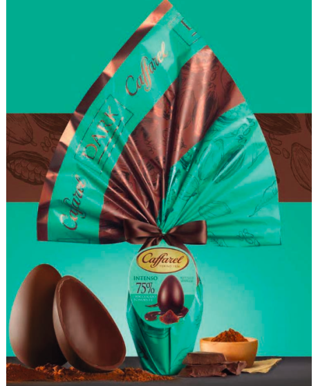 Online sales Eggs Italian Caffarel Dark extra 70% cocoa. Shop online Easter egg 2017 Caffarel dark chocolate bitter. Best price