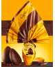 Caffarel - Dark Chocolate Egg - 75% Cocoa with Orange - 230g