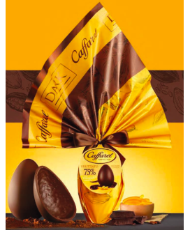 Online sales Italian Easter Eggs Caffarel Extra Dark Chocolate 50% Cocoa and Orange. Shop online Easter egg 2016 buy online