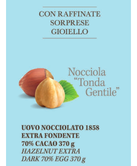 Vendita online Uovo di Pasqua Baratti & Milano torino. Shop online uovo Subalpino al latte gianduia di Baratti con nocciole inte