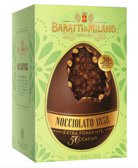 Online sale Easter Eggs Nocciolato Baratti & Milano. Shop online easter eggs milk chocolate and dark chocolate, handmade of the