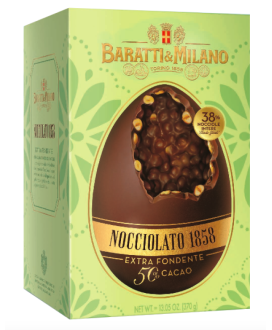 Vendita online Uovo di Pasqua Baratti & Milano torino. Shop online uovo Subalpino di Baratti con nocciole intere piemontesi. Mig