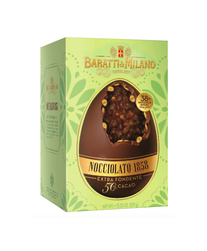 Vendita online Uovo di Pasqua Baratti & Milano torino. Shop online uovo Subalpino di Baratti con nocciole intere piemontesi. Mig