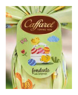 Vendita online Uova Caffarel al latte con sorprese firmate. Shop on line uovo Caffarel per adulti al latte, con sorpresa firmata