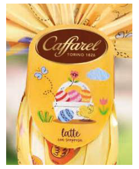 Vendita online Uova Caffarel al latte con sorprese firmate. Shop on line uovo Caffarel per adulti al latte, con sorpresa firmata