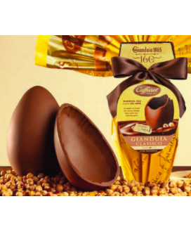 Online sales Eggs Italian Caffarel chocolate Gianduja. Shop online Easter egg chocolate gianduiotto Caffarel chocolate gianduja.